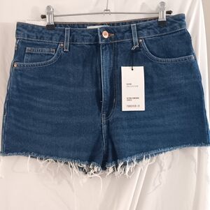 Forever 21 Dark Blue Jean Shorts